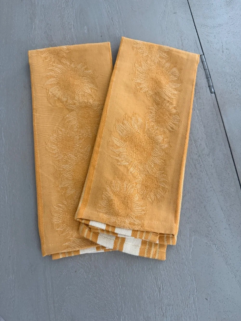 Sunflower Yellow Teatowels, Set of 2